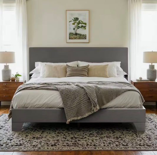 HOOMIC Upholstered Bed Frame
