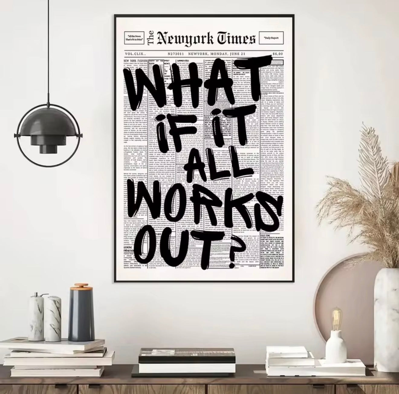 Newspaper Poster