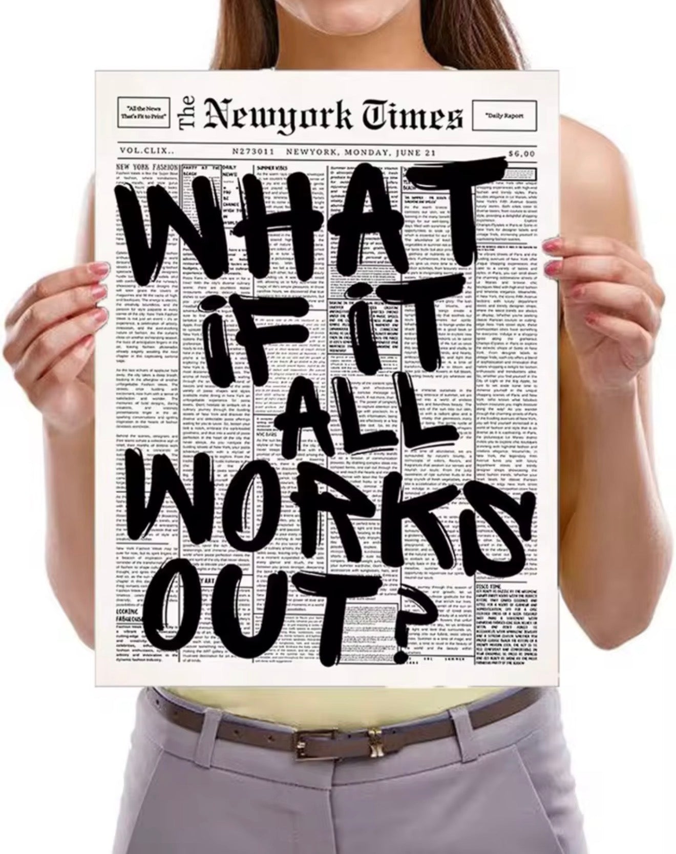 Newspaper Poster