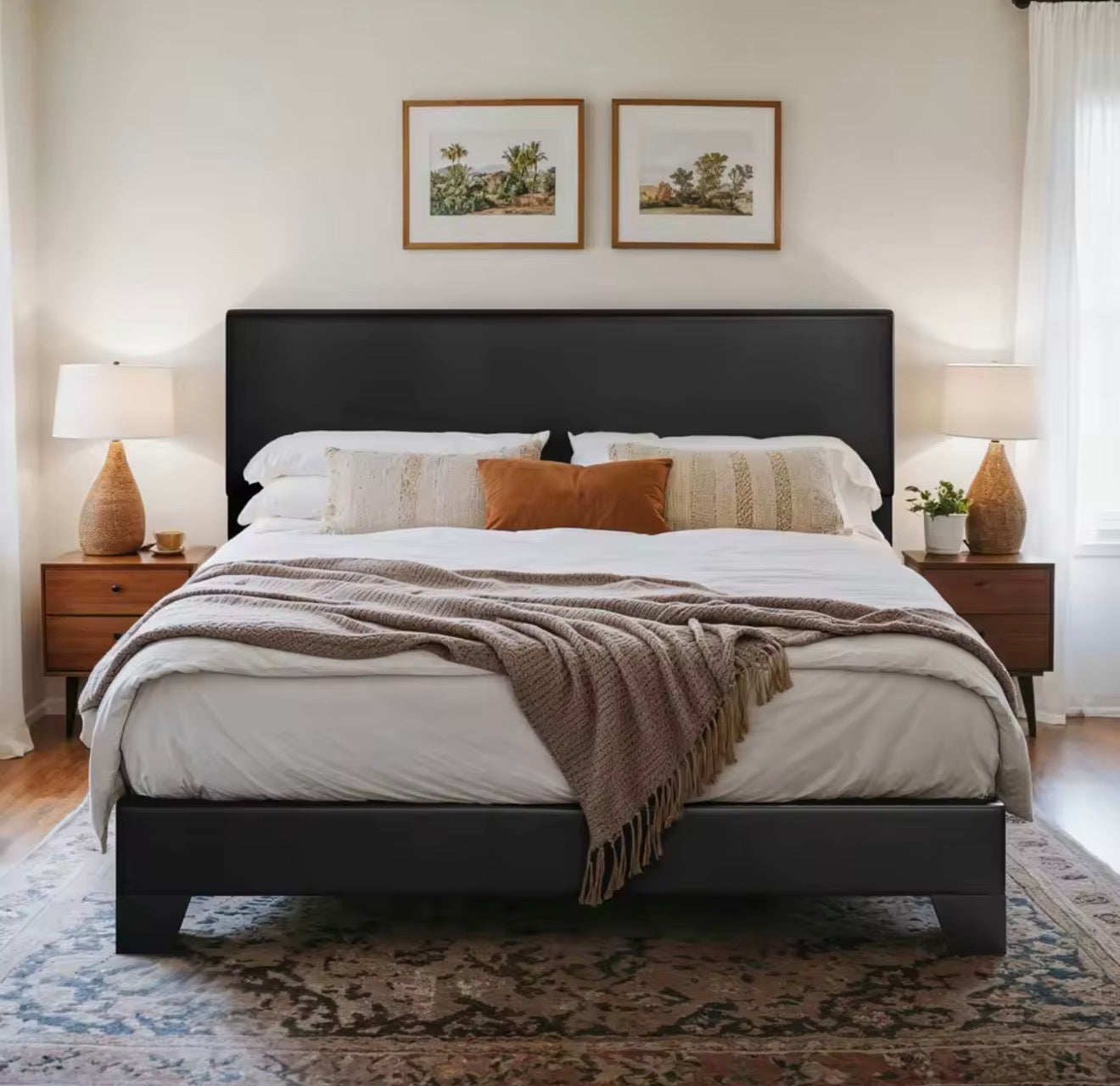 HOOMIC Upholstered Bed Frame