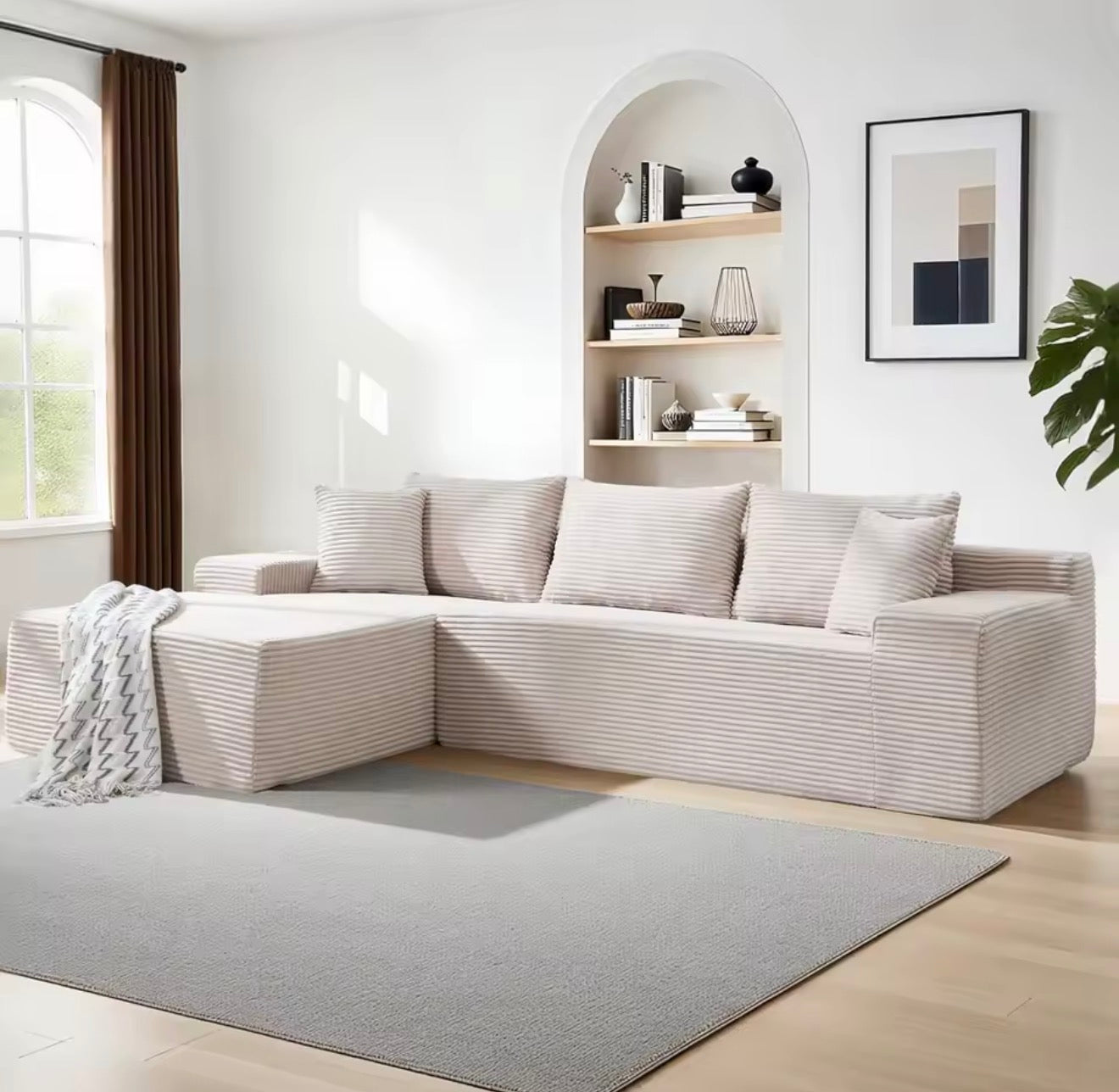 L-shape Cloud sectional couch